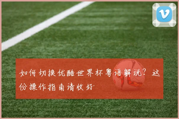 如何切换优酷世界杯粤语解说？这份操作指南请收好